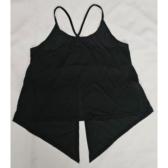 Halara Athleisure Black Hem Quick Dry Activewear Yoga Cami Top Size Small, NWT - Picture 3 of 16